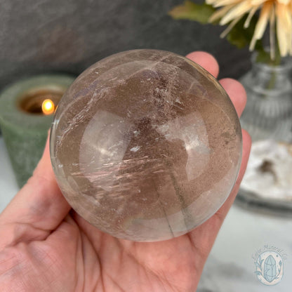 73mm Polished Clear Quartz Sphere