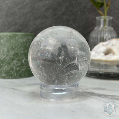 70mm Polished Clear Quartz Sphere