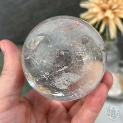 70mm Polished Clear Quartz Sphere