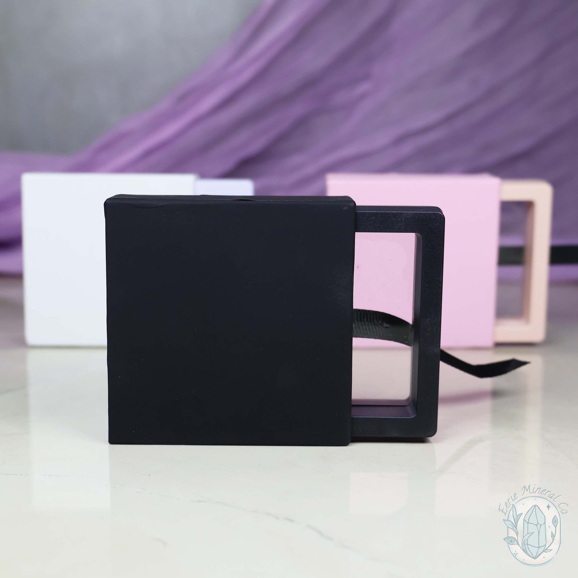 Gem and Crystal Square 3D Suspension Cases with Protective Case