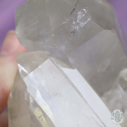 Large Clear Quartz Crystal Cluster Cutie