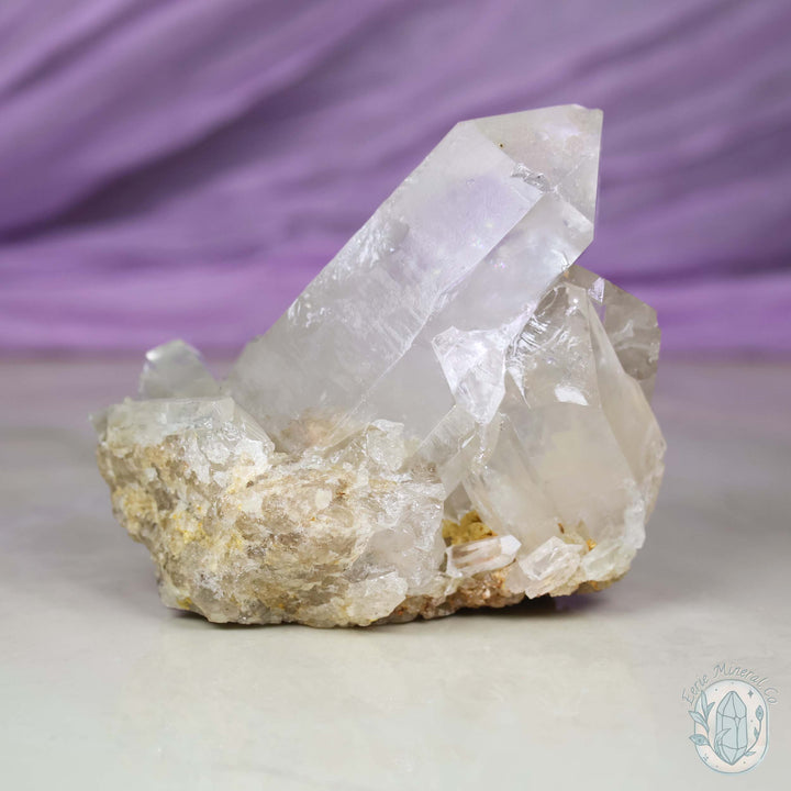 Large Clear Quartz Crystal Cluster Cutie