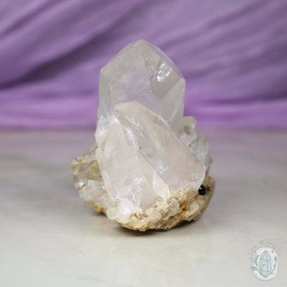 Large Clear Quartz Crystal Cluster Cutie