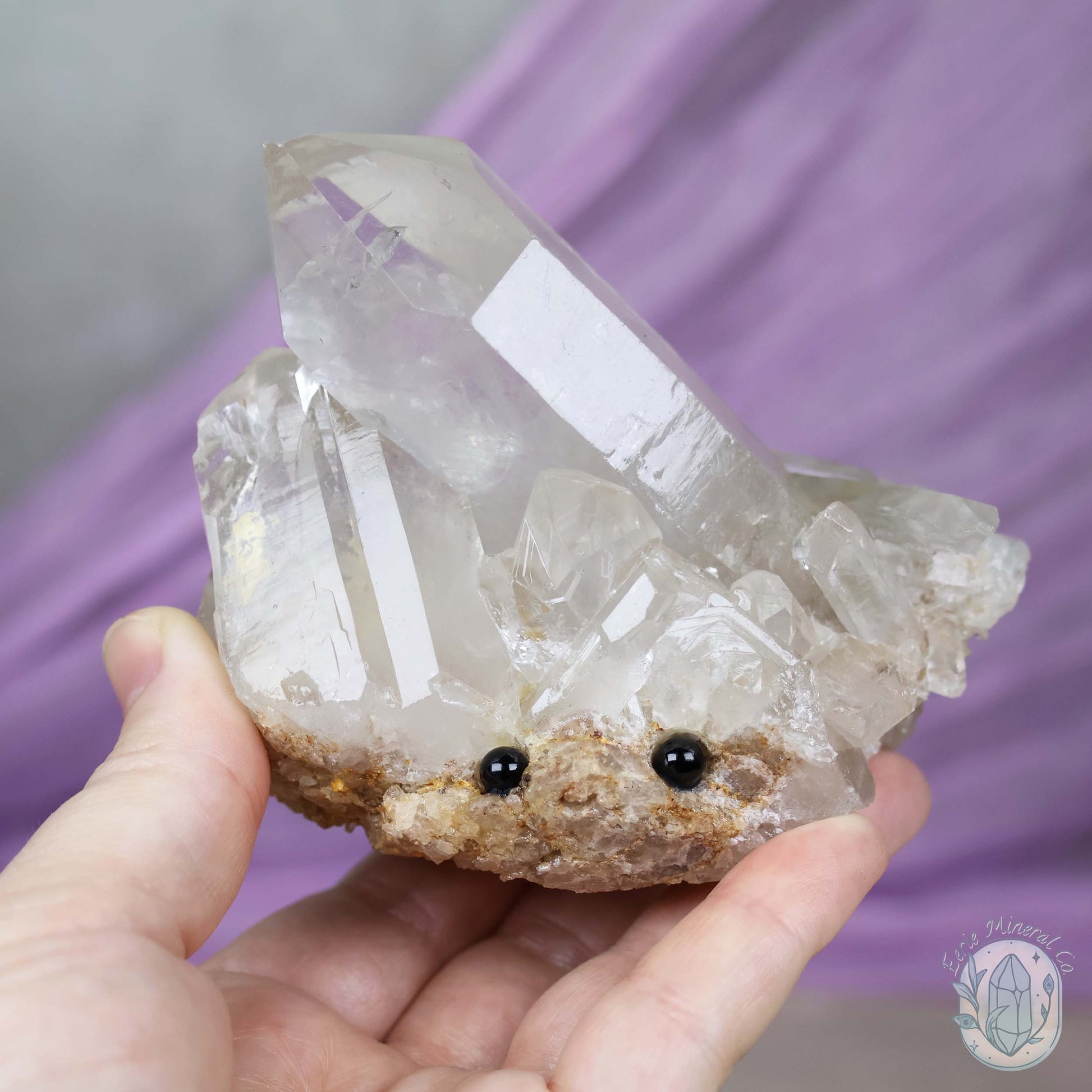 Large Clear Quartz Crystal Cluster Cutie