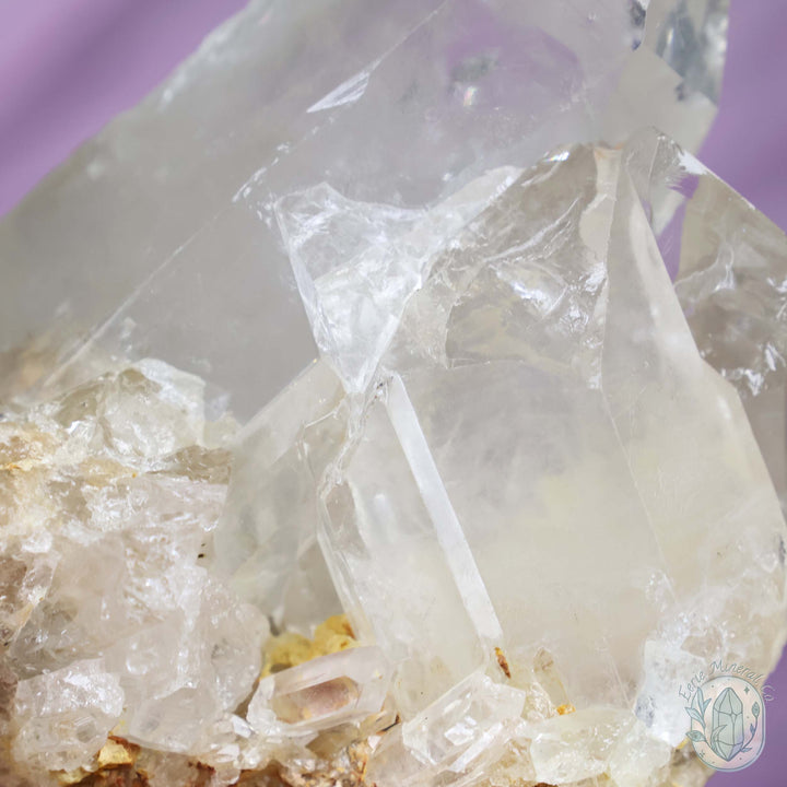 Large Clear Quartz Crystal Cluster Cutie