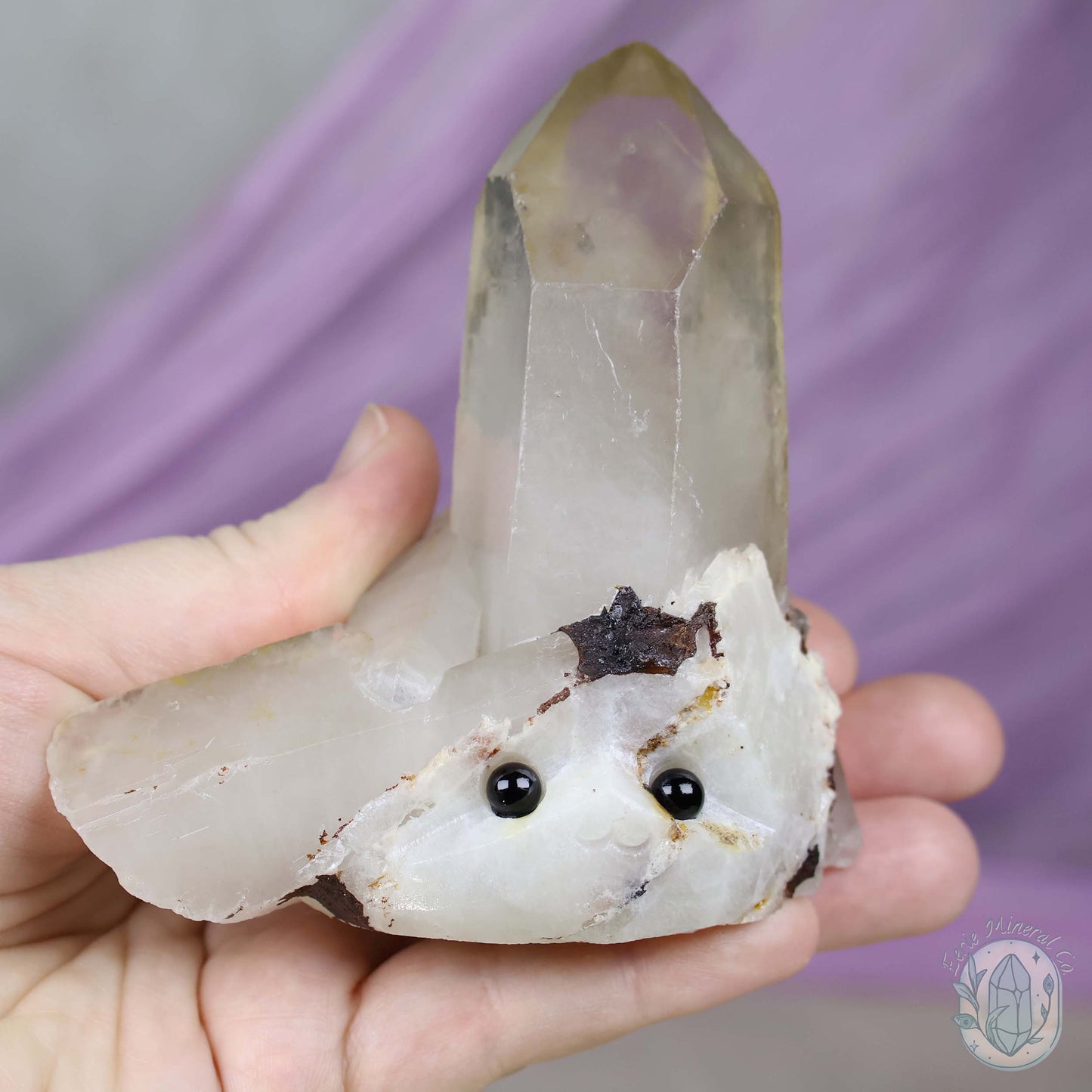 Large Clear Quartz Crystal Cluster Cutie