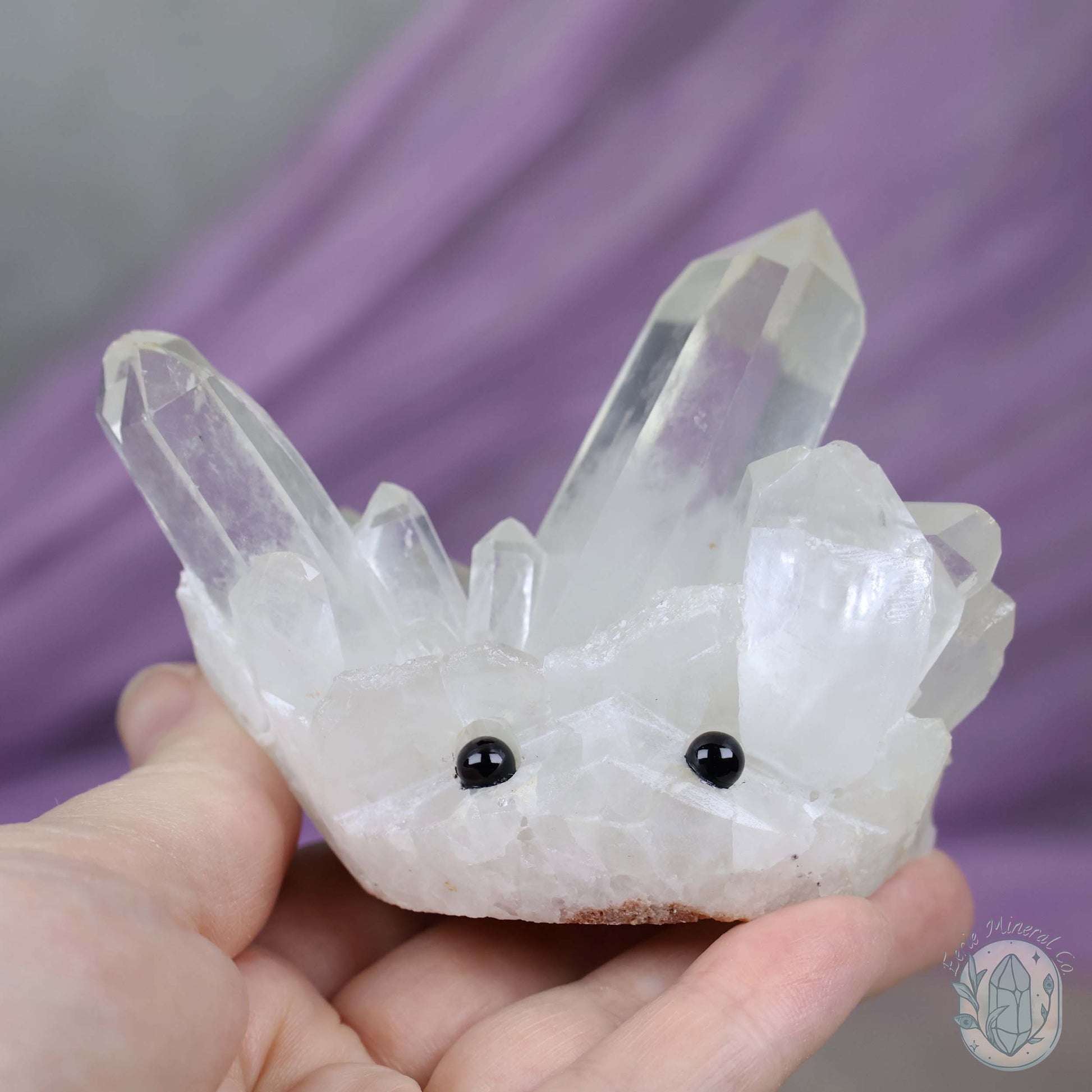 Clear Quartz Crystal Cluster "Crystal Cutie"