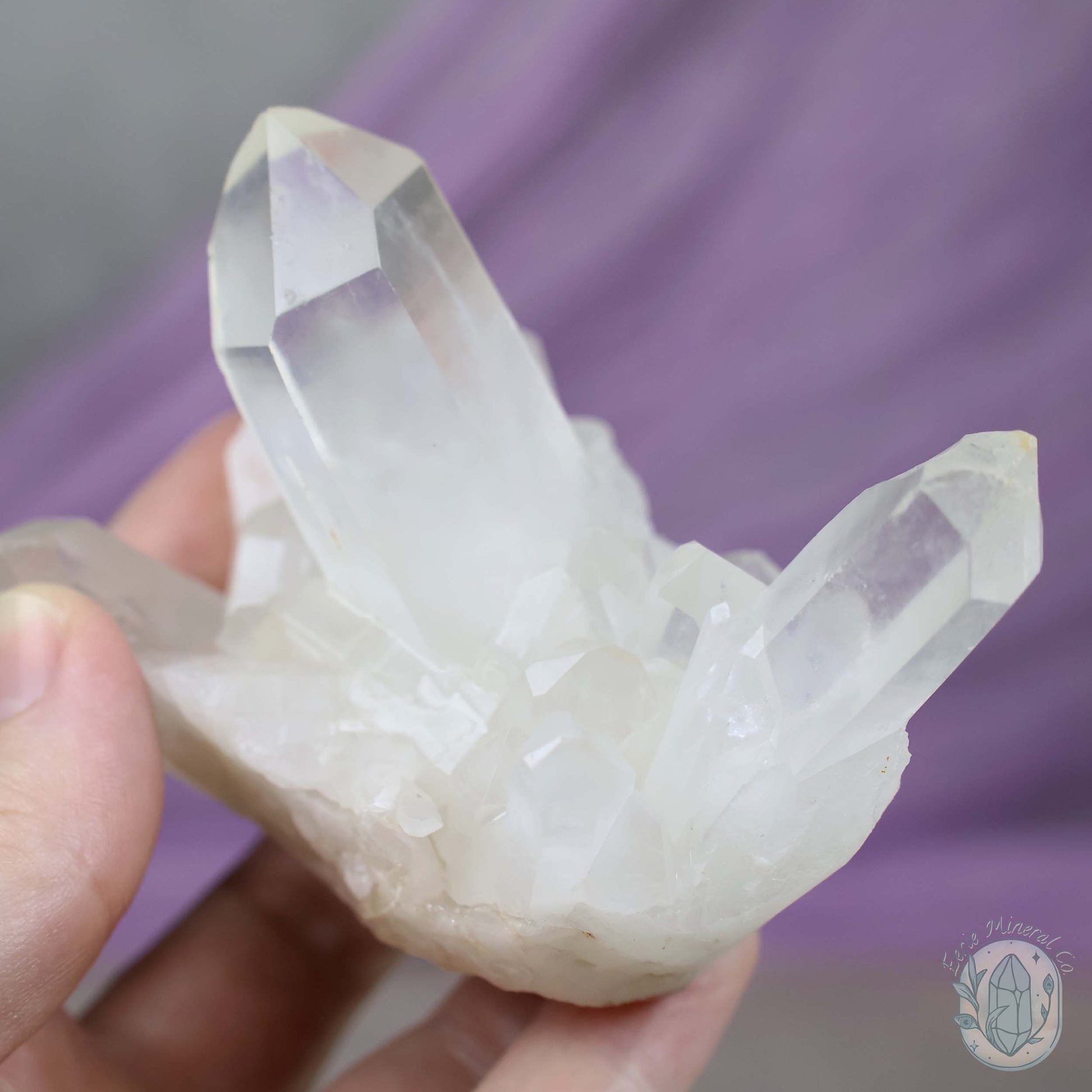 Clear Quartz Crystal Cluster "Crystal Cutie"