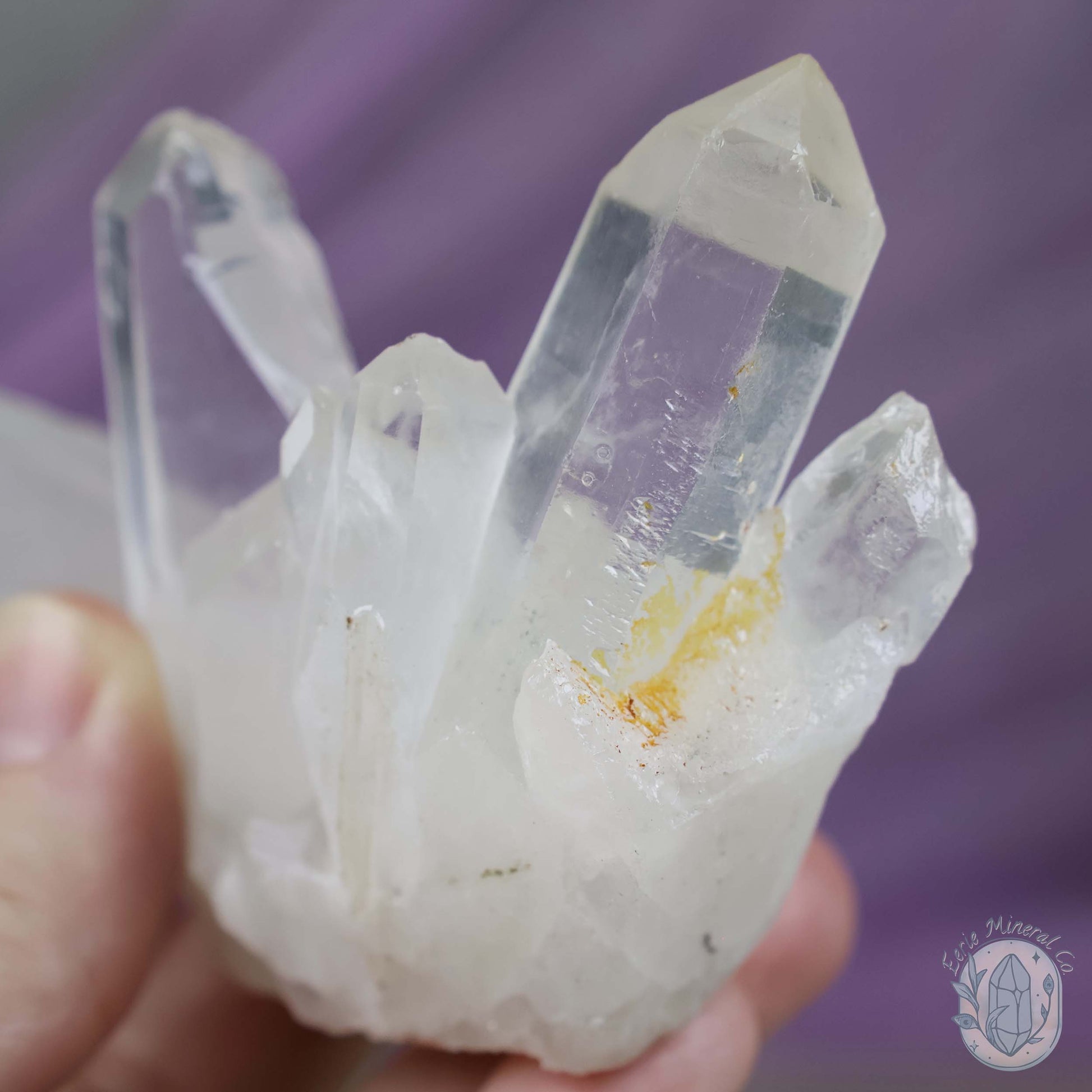 Clear Quartz Crystal Cluster "Crystal Cutie"
