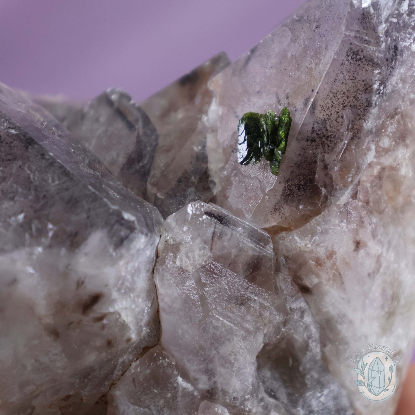 Amethyst With Epidote Crystal Cluster "Crystal Cutie"