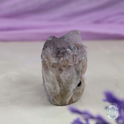 Amethyst With Epidote Crystal Cluster "Crystal Cutie"