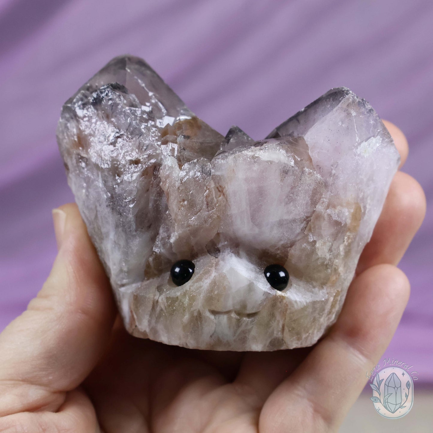 Amethyst With Epidote Crystal Cluster "Crystal Cutie"