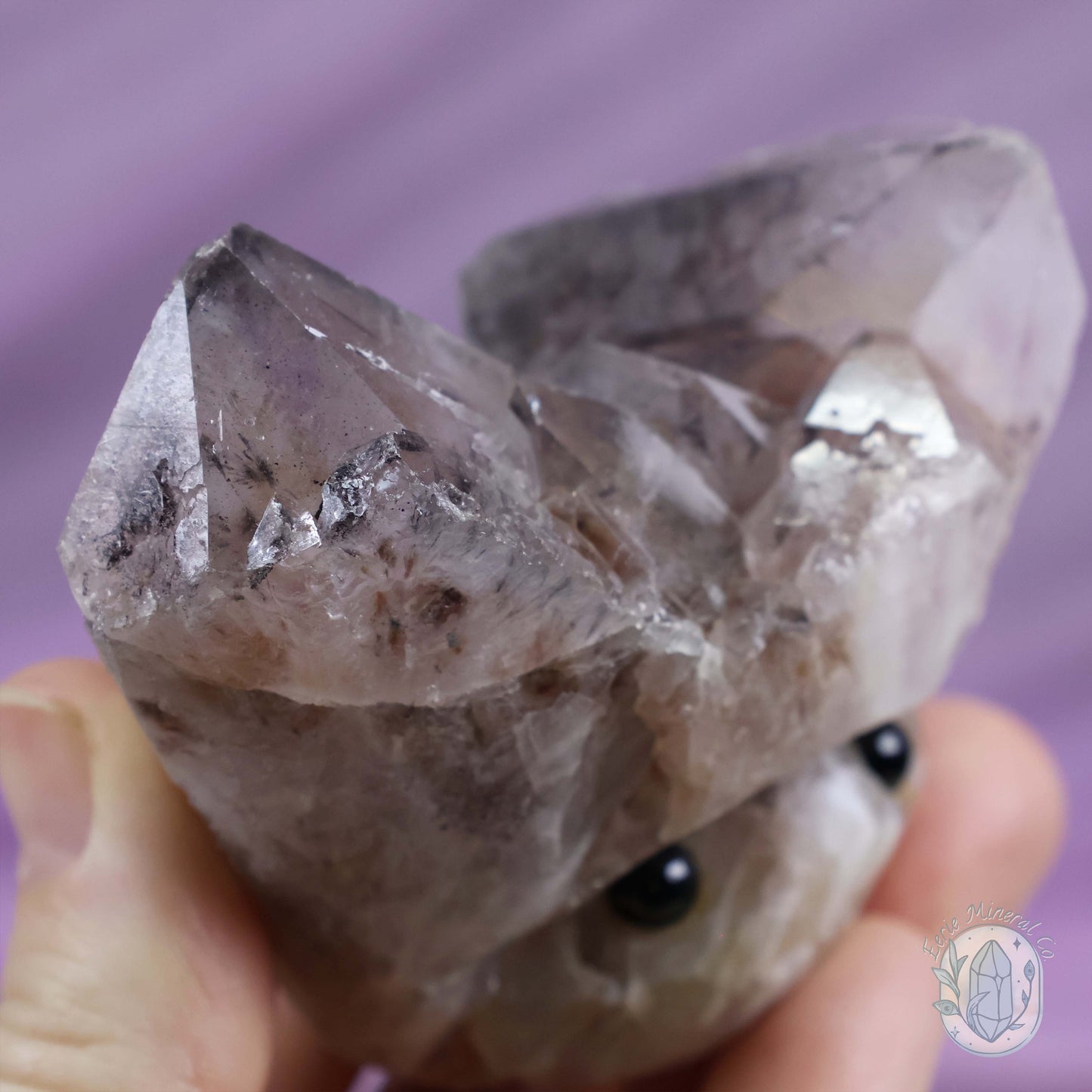 Amethyst With Epidote Crystal Cluster "Crystal Cutie"