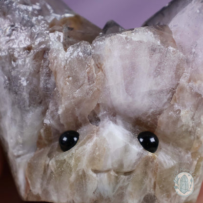 Amethyst With Epidote Crystal Cluster "Crystal Cutie"