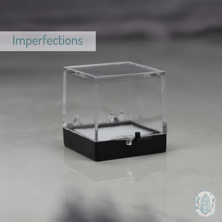 Perky Box, Crystal Specimen Boxes, Display Case with Free Mounting Putty