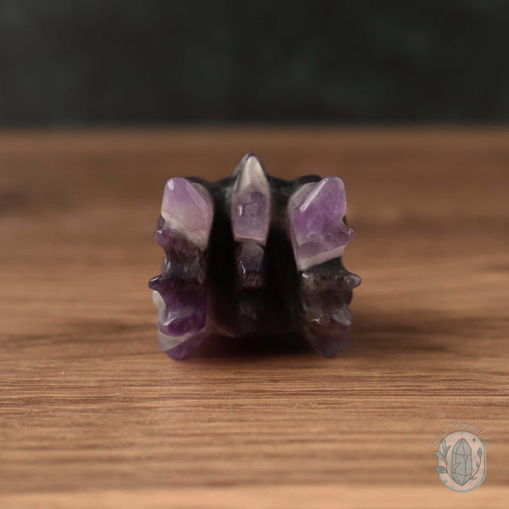 Dream Amethyst Dragon Head Carving