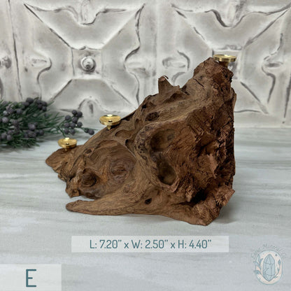 Driftwood Sphere Holder Stand for 3 Spheres or Orbs