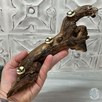 Driftwood Sphere Holder Stand for 3 Spheres or Orbs