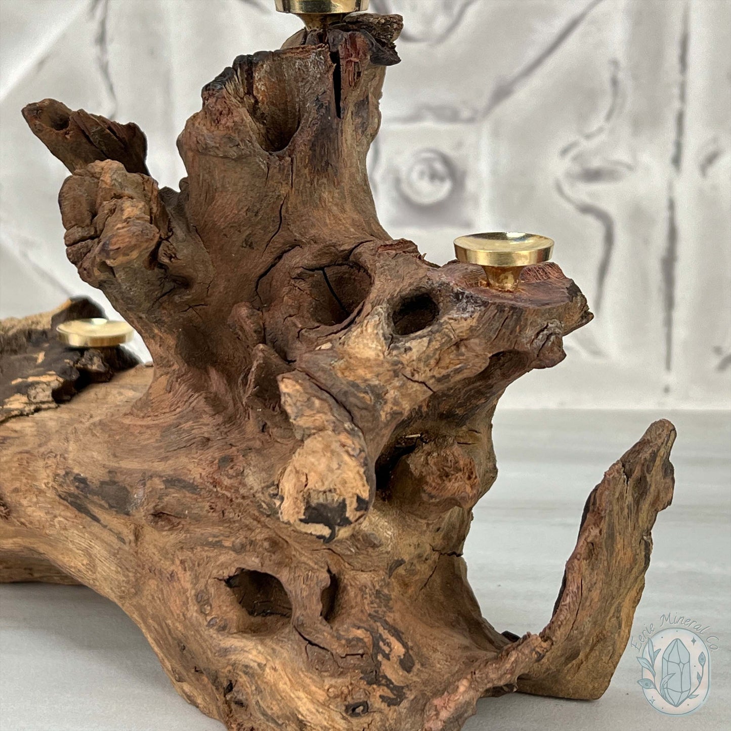 Driftwood Sphere Holder Stand for 4 Spheres or Orbs