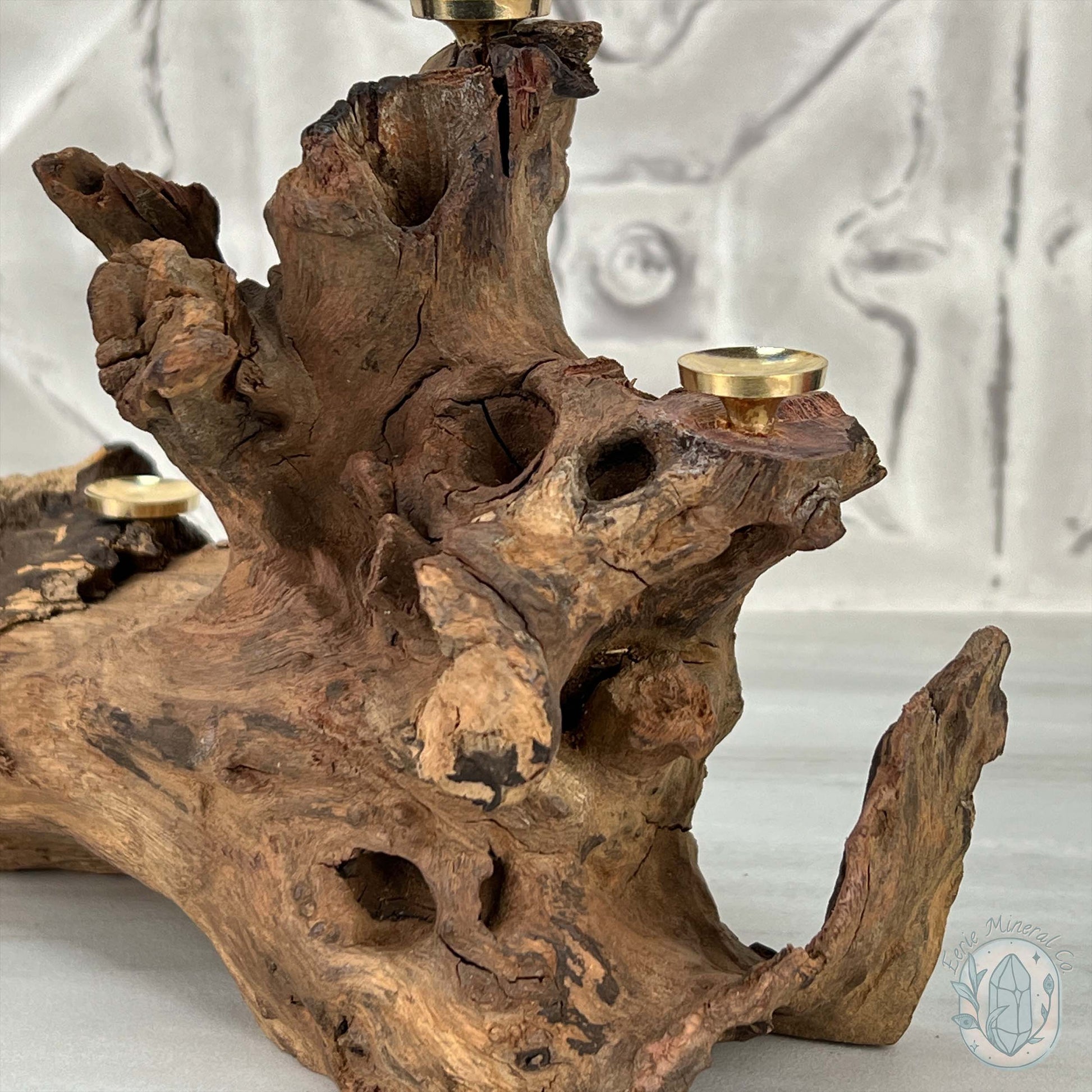 Driftwood Sphere Holder Stand for 4 Spheres or Orbs