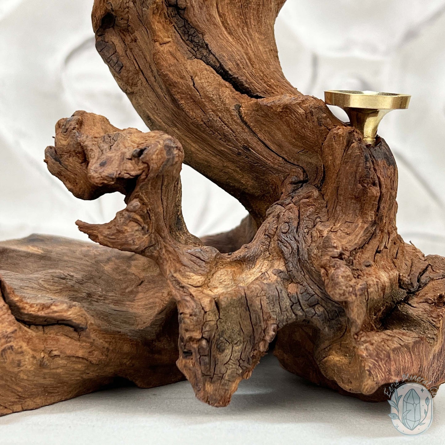 Natural Driftwood Sphere Holder Stand for 5 Spheres or Orbs