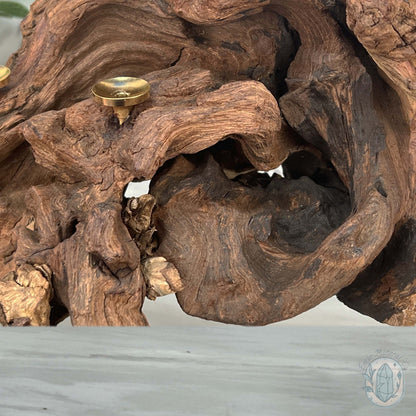 Natural Driftwood Sphere Holder Stand for 6 Spheres or Orbs