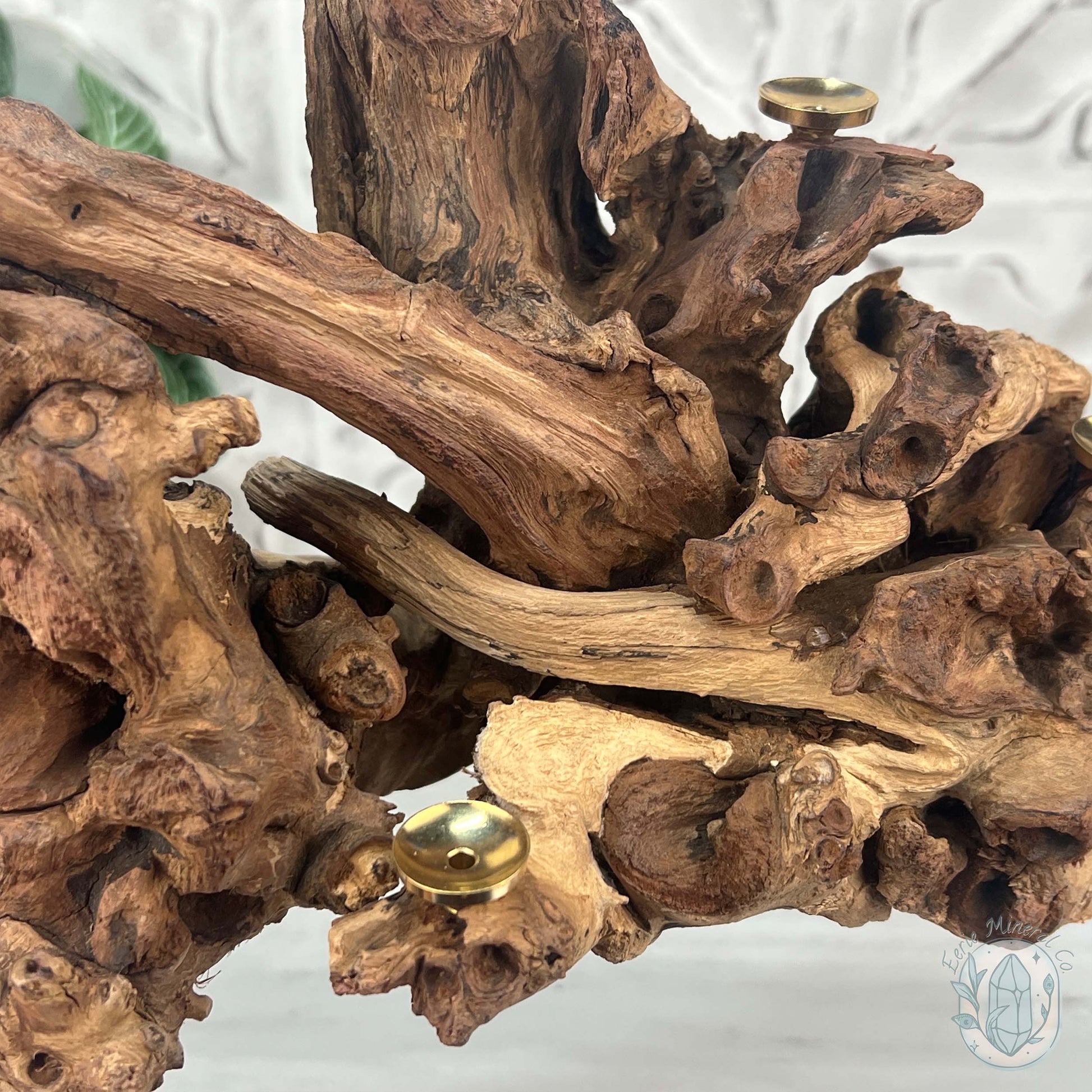 Natural Driftwood Sphere Holder Stand for 6 Spheres or Orbs