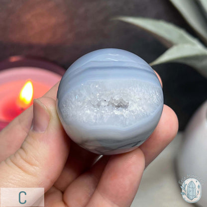39mm - 43mm Druzy Quartz Agate Spheres