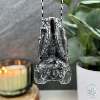 UV Reactive Emberlite aka Firestone Hanging Bat Carvings