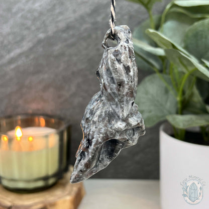 UV Reactive Emberlite aka Firestone Hanging Bat Carvings