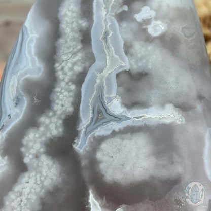 Flower Agate From Madagascar Polished Freeform