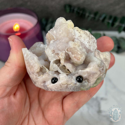 Flower Agate Hedgehog Pet Rock Specimen