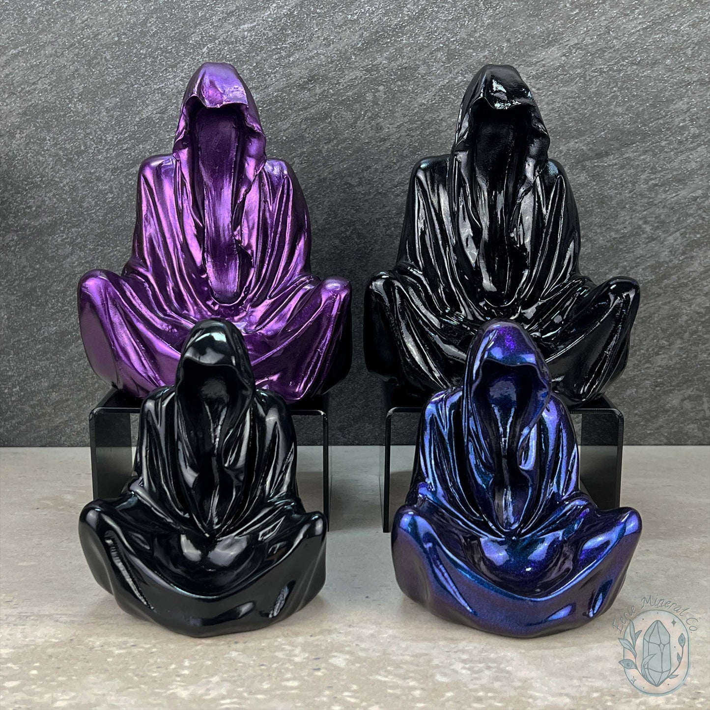 Shrouded Death Grim Reaper Sphere and Orb Holders