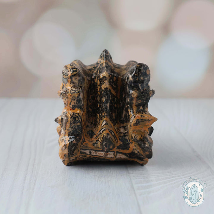 Leopard Skin Jasper Dragon Head