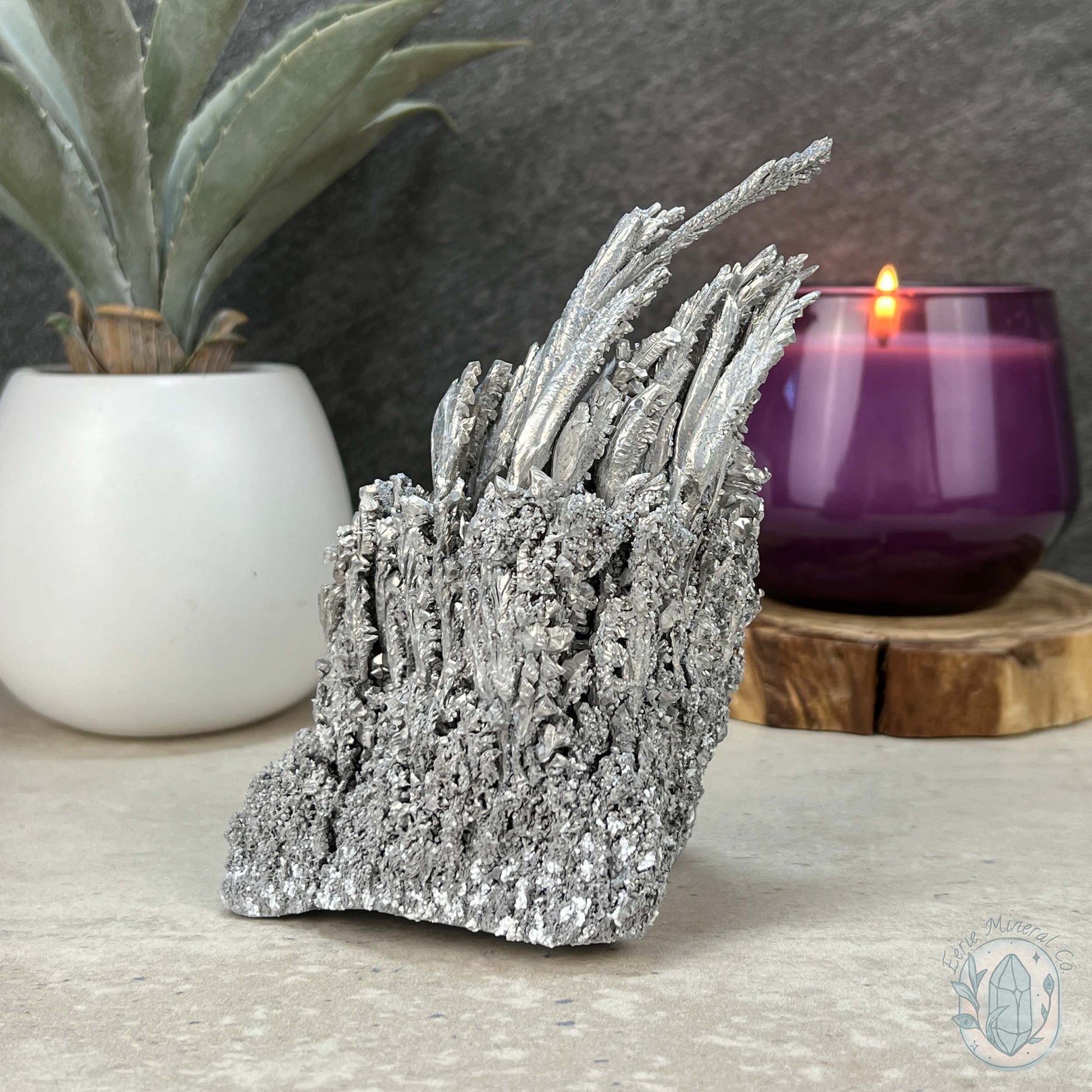 Natural Raw Silver Magnesium Display Specimen
