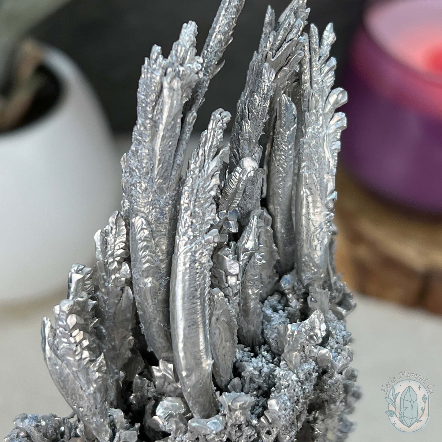 Natural Raw Silver Magnesium Display Specimen