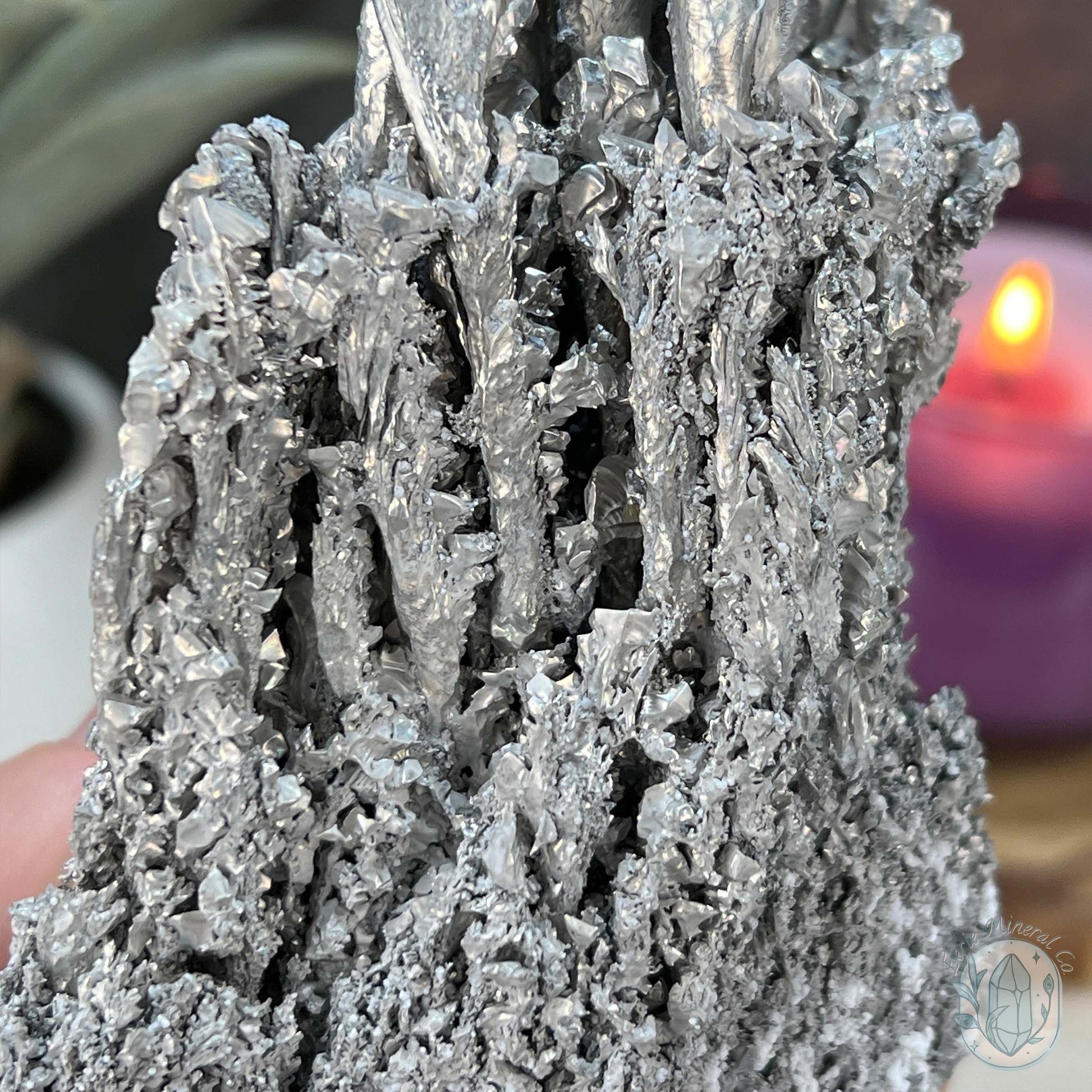 Natural Raw Silver Magnesium Display Specimen