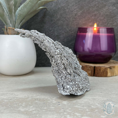 Natural Raw Silver Magnesium Mineral Specimen