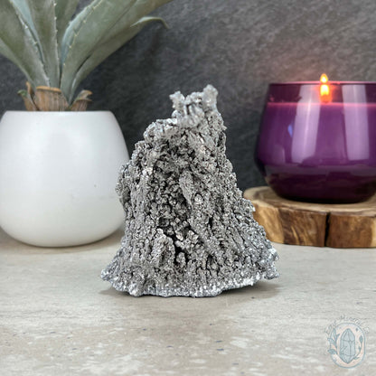 Natural Raw Silver Magnesium Mineral Specimen