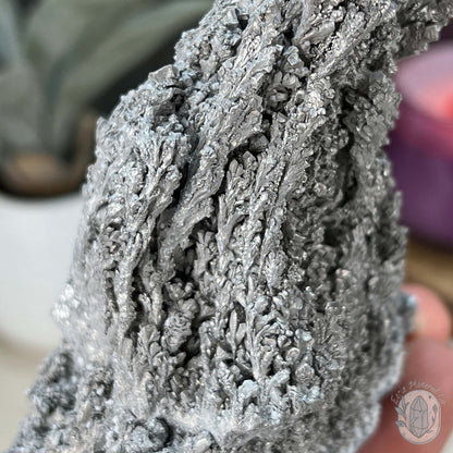 Natural Raw Silver Magnesium Mineral Specimen