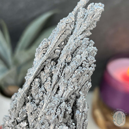 Natural Raw Silver Magnesium Mineral Specimen