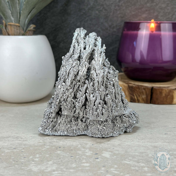 Natural Raw Silver Magnesium Mineral Specimen - Rocks for Sale