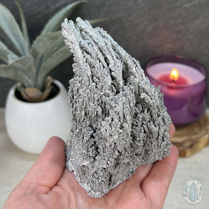 Natural Raw Silver Magnesium Mineral Specimen - Rocks for Sale – Eerie ...