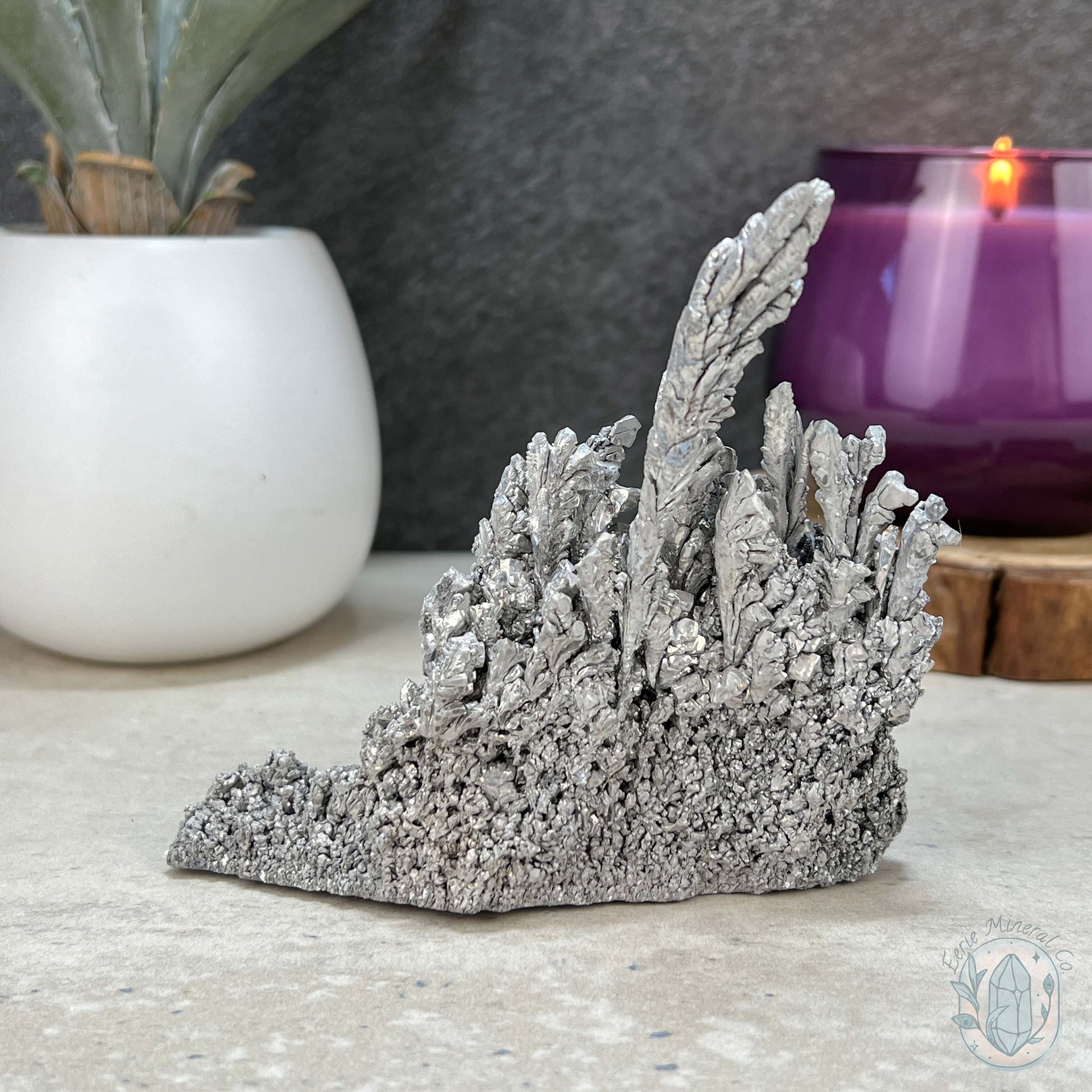 Natural Raw Silver Magnesium Mineral Specimen