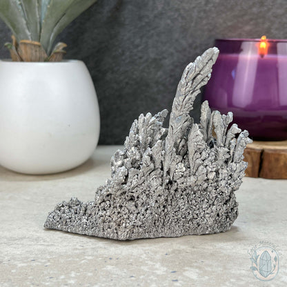 Natural Raw Silver Magnesium Mineral Specimen