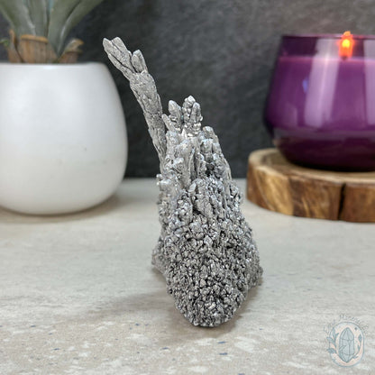 Natural Raw Silver Magnesium Mineral Specimen