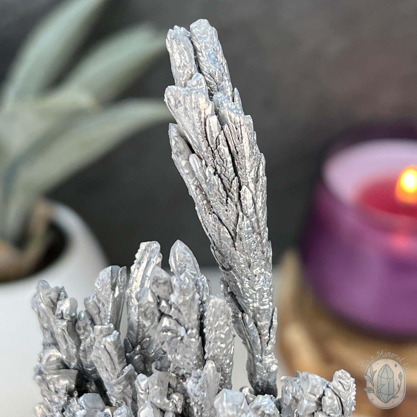 Natural Raw Silver Magnesium Mineral Specimen