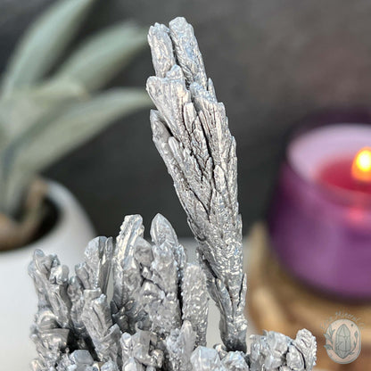 Natural Raw Silver Magnesium Mineral Specimen