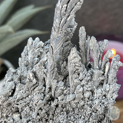 Natural Raw Silver Magnesium Mineral Specimen