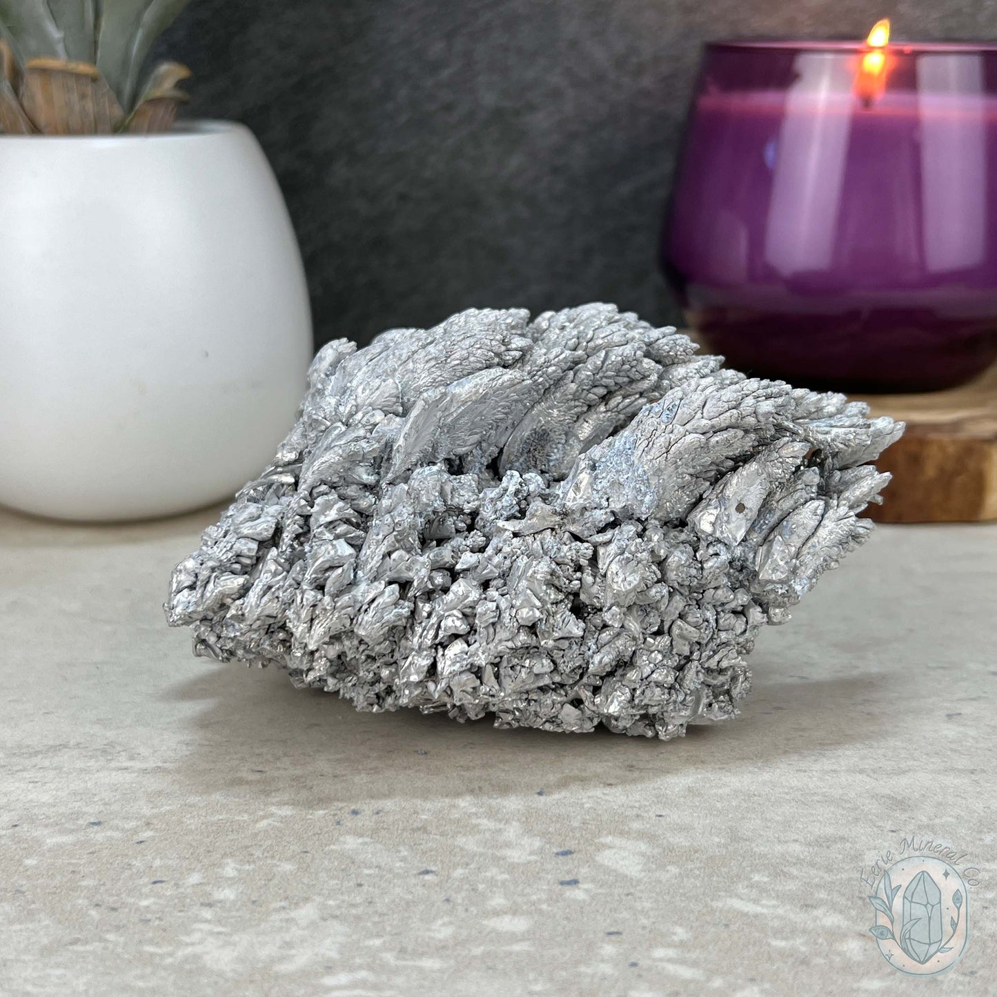 Natural Raw Silver Magnesium Display Specimen